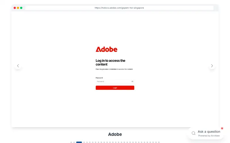 Screenshot of archbee.com, further down the homepage