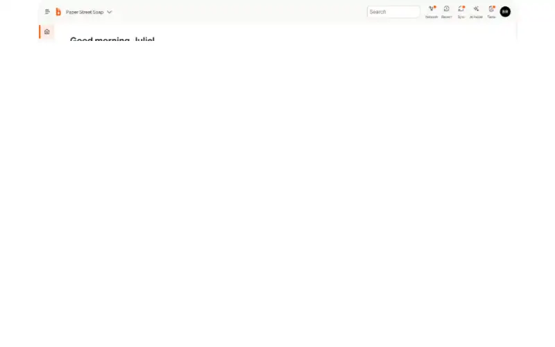 Screenshot of bill.com, further down the homepage