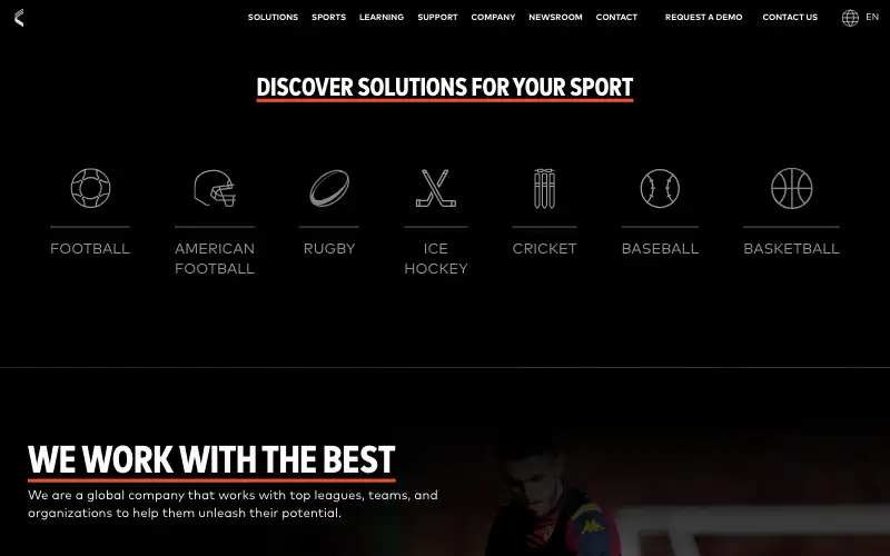 Screenshot of catapult.com, further down the homepage