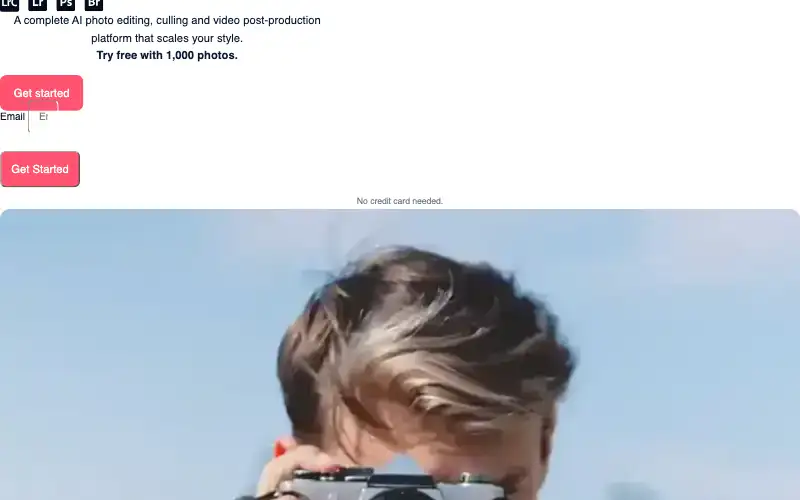 Screenshot of imagen-ai.com, further down the homepage