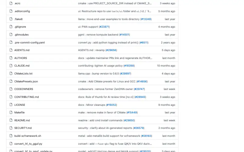 Screenshot of github.com, further down the homepage