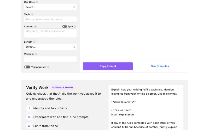 Screenshot of namepepper.com, further down the homepage