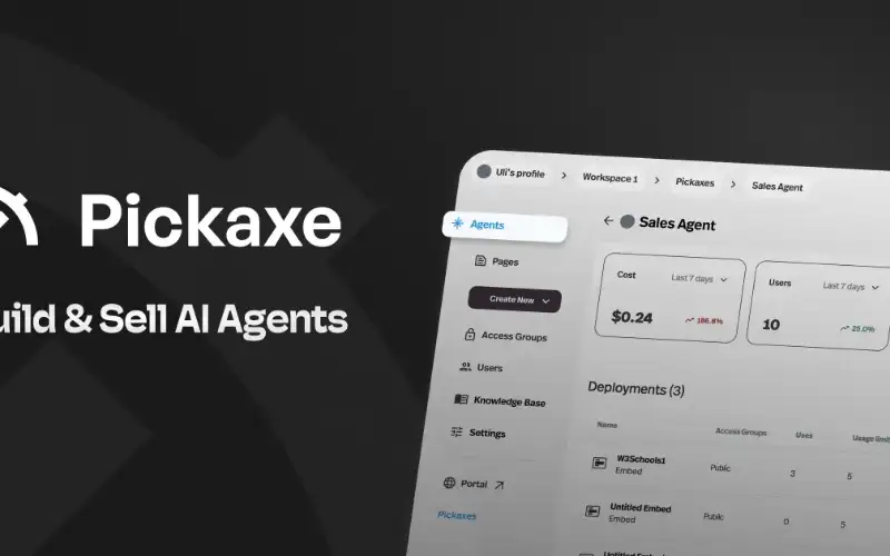 Share picture from pickaxe.co